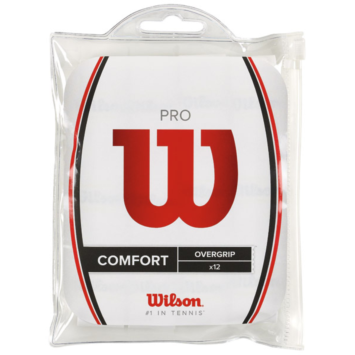 WILSON Pro Overgrip White – 12 Pack