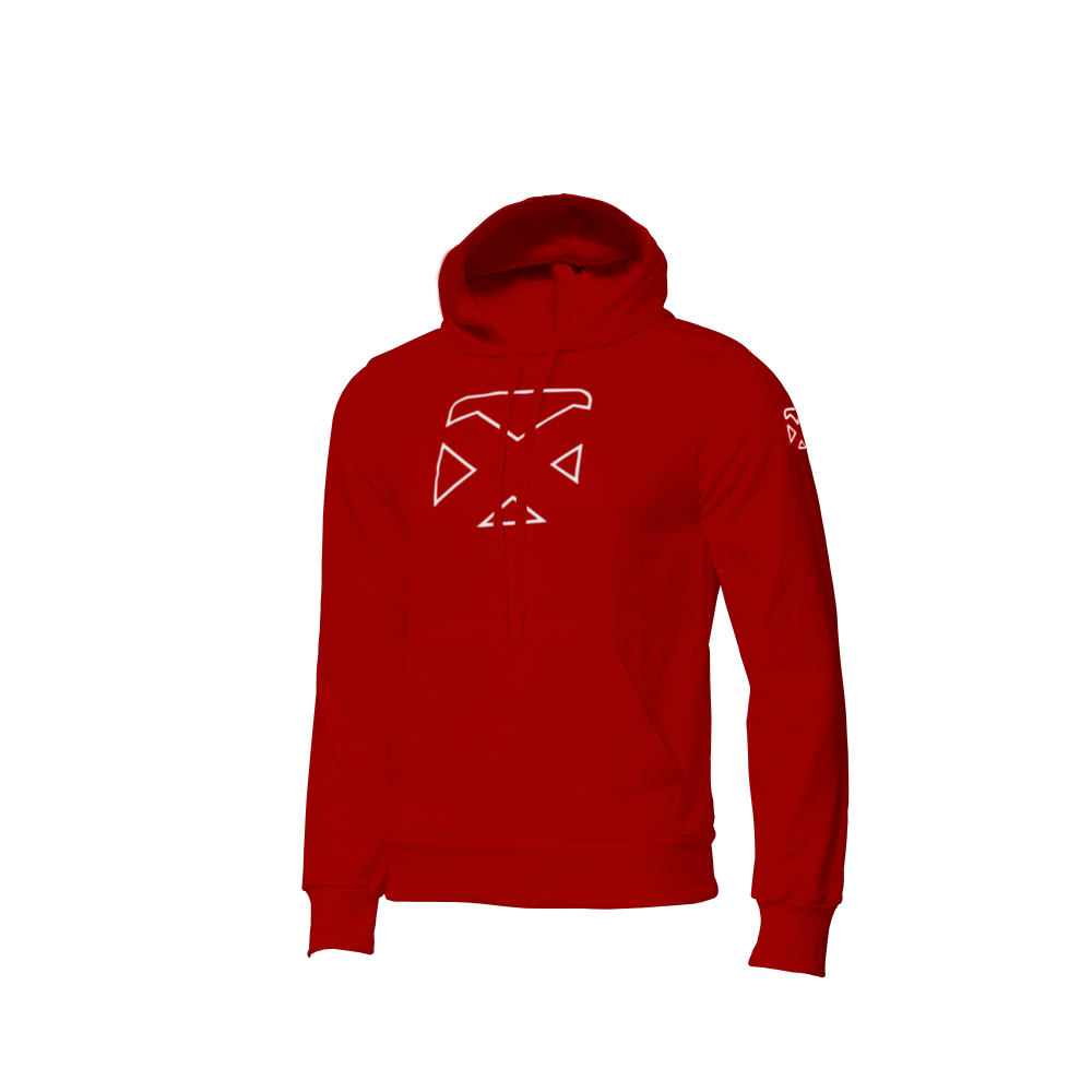 PACIFIC Court Hoodie – Red/White
