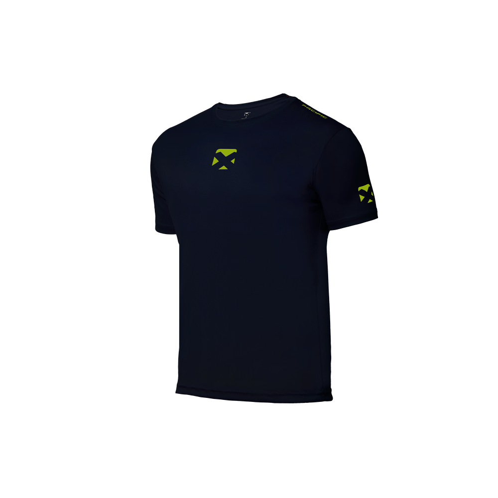 PACIFIC Futura Tee – Navy/Lime