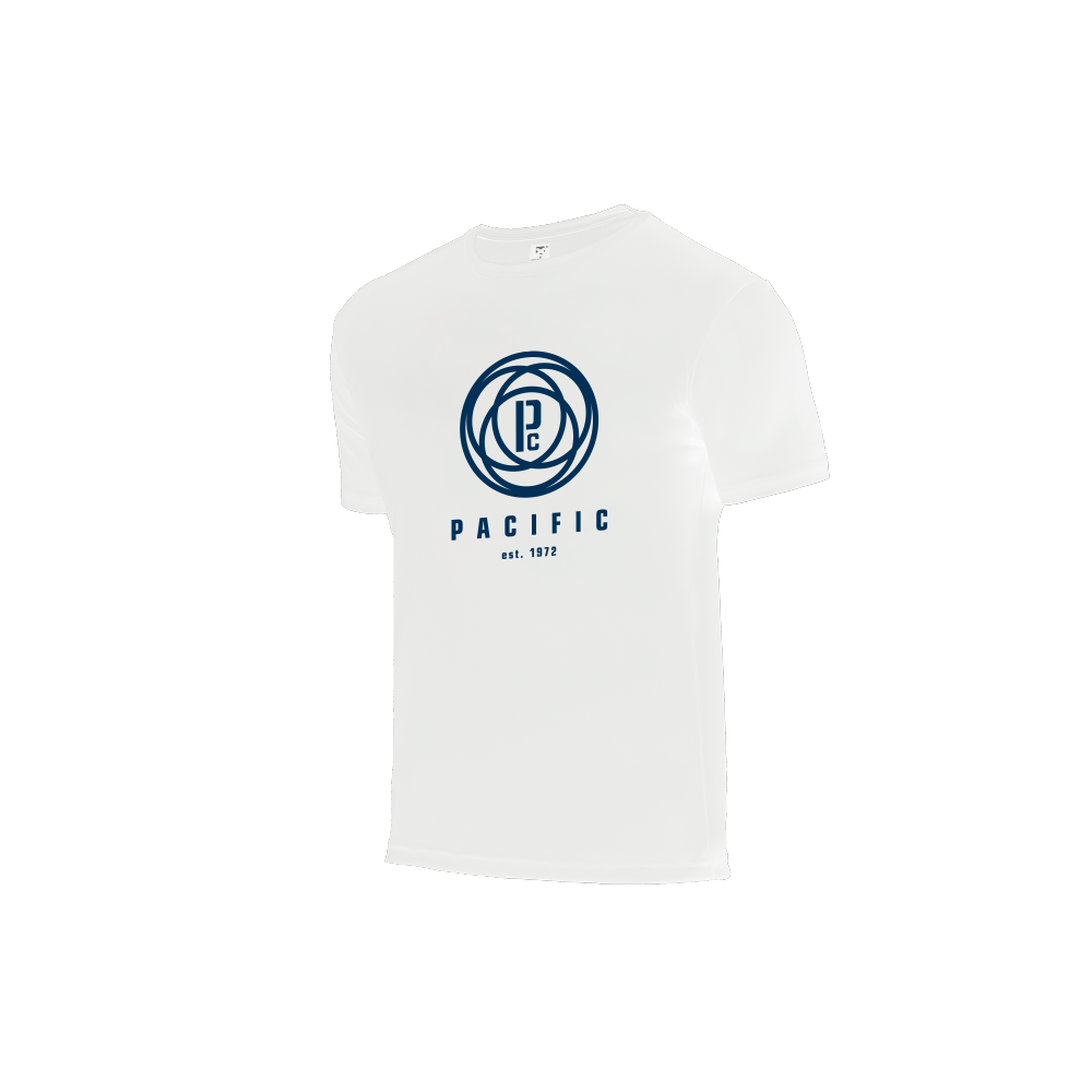 PACIFIC Heritage T-Shirt – White/Navy