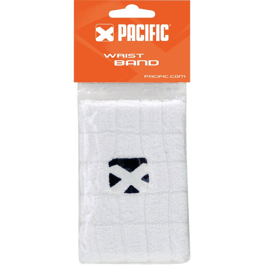 PACIFIC Wrist Band Double Size White