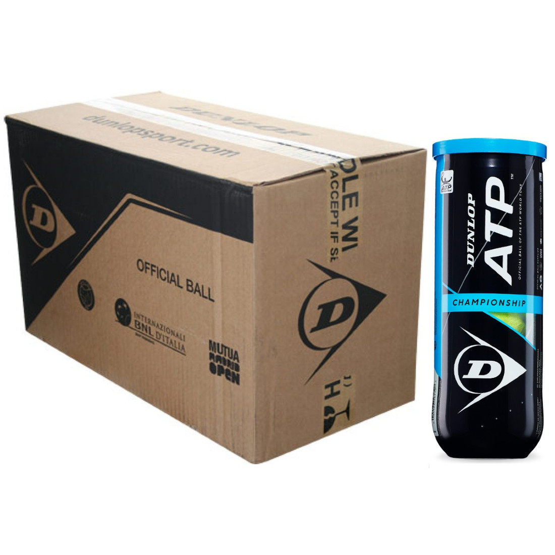 DUNLOP ATP Championship case of 24 cans of 3 balls